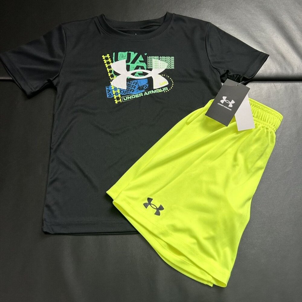 NWT Under Armour Athletic Set Boys Size 7
